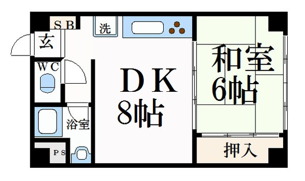 青木駅 徒歩7分 4階の物件間取画像